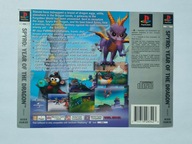 OKŁADKA TYLNA SPYRO YEAR OF THE DRAGON PS1 PSX