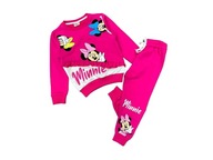 Piękny komplet dres 98-104 3-4 joggersy MINNIE MOUSE bawełna piękne kolory