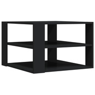vidaXL Konferenčný stolík, čierny, 59,5x59,5x40 cm, materiál na báze dreva