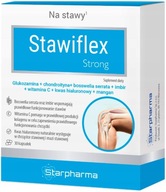 STAWIFLEX STRONG NA STAWY GLUKOZAMINA KWAS HIALURONOWY 30 KAPS CHRZĄSTKI