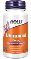 NOW Foods Ubiquinol 100mg KOENZYM Q10 Kaneka 60kap