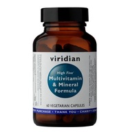 Viridian High Five Multivitamín a Mineral Formula (Multivitamín na stres