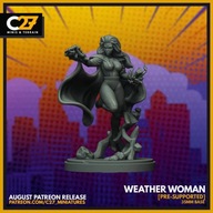 Weather Woman on 35mm Base to Marvel Crisis Protocol
