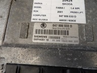 SKODA FABIA E COMPUTER, CENTRALINA 047906033D 5WP44201 10 3PB SJ33 SIEMENS