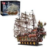 Pirátska loď Heimdall, model na zostavenie modrej plachetnice