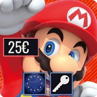 Nintendo 25 EUR (Nintendo Switch) eShop Gift Card Europe Klucz