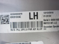 CHRYSLER PACIFICA 2017 cover pillar upholstery
