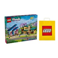 LEGO FRIENDS č. 42620 - Rodinný dom Ollyho a Paisly + Taška LEGO
