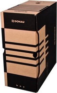 Karton archiwizacyjny DONAU 155 czarno-brązowy