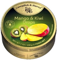 Landrynki Cavendish & Harvey o smaku Mango i Kiwi 200g Premium