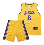 Strój do koszykówki Lakers nr 6,3XL,M