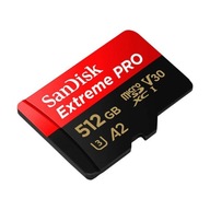SANDISK KARTA PAMIĘCI EXTREME PRO MICRO SDXC 512 GB 200 / 140 MB/S UHS-I U3