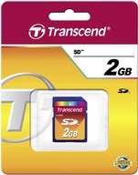 TRANSCEND 2 GB karta pamięci SD 2GB - nie SDHC
