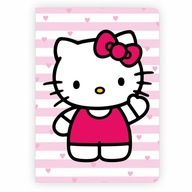 Zošit Hello Kitty A5 Sanrio 60 kartičiek v kocke s mačkou do školy