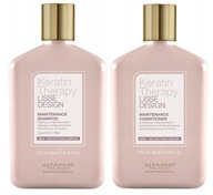 ALFAPARF Lisse Keratin Therapy SZAMPON + ODŻYWKA PO KERATYNIE 250ml x2