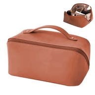Dámska kozmetická taška na kozmetiku Stredný cestovný kufor Hermes Oranžová
