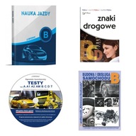 NAUKA JAZDY B + TESTY CD NA PRAWO JAZDY 2024 Książka Znaki Drogowe BONUS