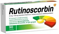 RUTINOSCORBIN Rutyna Witamina C ODPORNOŚĆ 90 tab