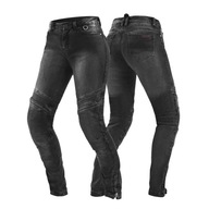 Damskie jeansy spodnie motocyklowe Shima JESS Black 26 Long