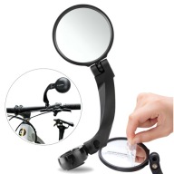 ЛІВЕ ВЕЛОСИПЕДНЕ ДЗЕРКАЛО ДЛЯ КЕРМА ШИРОКЕ ПОЛЕ ОГЛЯДУ З РЕГУЛЮВАННЯМ НА 360°