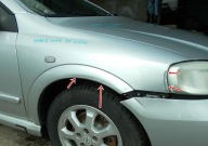OPEL ASTRA II G COUPE BERTONE parafango Destra Z2AU