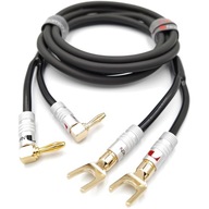 Kabel głośnikowy Nakamichi 2x1,5 banan widły 1,5m