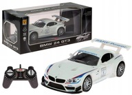 Auto BMW Z4 GT3 diaľkovo ovládané diaľkovým ovládaním 1:18 auto na diaľkové ovládanie BIELE BMW