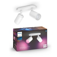 Philips Hue Fugato Spot White & Color Ambience Reflektory Led, Biały