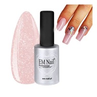 EM Nail Baza Power Base Hybryda 6ml Shiny Rose