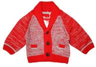 CHATEAU DE SABLE chlapčenský sveter červený roz 62 cm