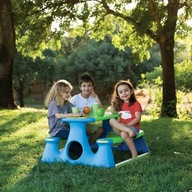 Ławka piknikowa dla dzieci, 89,5x84,5x48 cm, polip