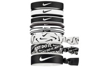 Gumičky do vlasov Nike Mixed Heairbands x9 čierno-biele