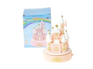 ZÁRT JÁTSZÓ ZENEDOBOZ RÓZSASZÍN SZÍNBEN