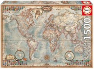 Educa 1500 Map of The World Mapa sveta Borras 160