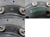 PORSCHE CAYENNE 9Y0 9Y3 PCCB disc CERAMICZNA CERAMIC right front 440x40mm