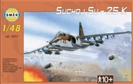 SMER 857 SUCHOJ SU-25K 1/48 SAMOLOT MODEL PLASTIK