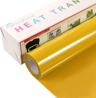 NANAPLUMS Textil plotterfólia, 30 cm × 4 m sárga