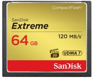 Karta SanDisk CF 64GB Extreme 120/85
