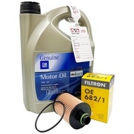 Motorový olej GM Dexos2 5 l 5W-30 + Filtron OE 682/1 Olejový filter