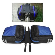 Torby na ramię z podwójną sakwą z tkaniny Oxford Bagażnik tylny Motocykl niebieski