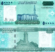 # SOMALIA - 50000 SZYLINGÓW - 2010 - P-43 - UNC