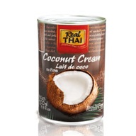 REAL THAI ŚMIETANKA KOKOSOWA COCONUT CREAM PUSZKA Krem kokosowy 400ML