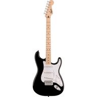 SQUIER SONIC STRATOCASTER MF WHITE PICKGUARD BLACK GITARA ELEKTRYCZNA