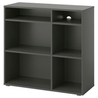 IKEA VIHALS Regál 4 police 95x37x90 cm tmavosivá