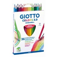 Akvarelové pastelky Giotto Colors 3.0 Aquarell 36 kol. (277300)