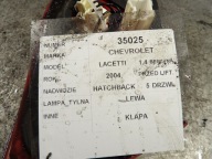Chevrolet Lacetti light rear left HB 5D trunk door