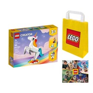 LEGO CREATOR 3 V 1 31140 - Magický jednorožec +Taška +Katalóg LEGO 2024