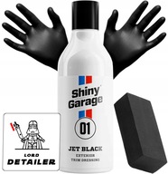 Shiny Garage Jet Black Dressing Do Plastików Zewnętrznych Przyciemnia 250ml