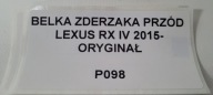 bumper support front LEXUS RX IV 2015- original
