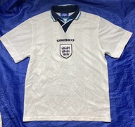 ANGLIA ENGLAND UMBRO EURO 1996 oryginalna domowa koszulka vintage rozmiar M